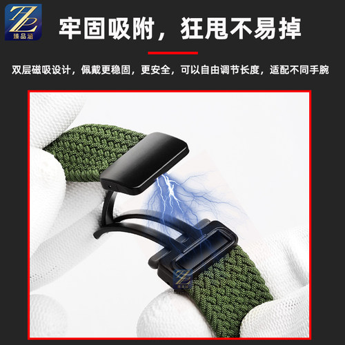 臻品涵适用卡西欧小方块DW-H5600MB改装金属钢表壳尼龙帆布手表带 - 图1