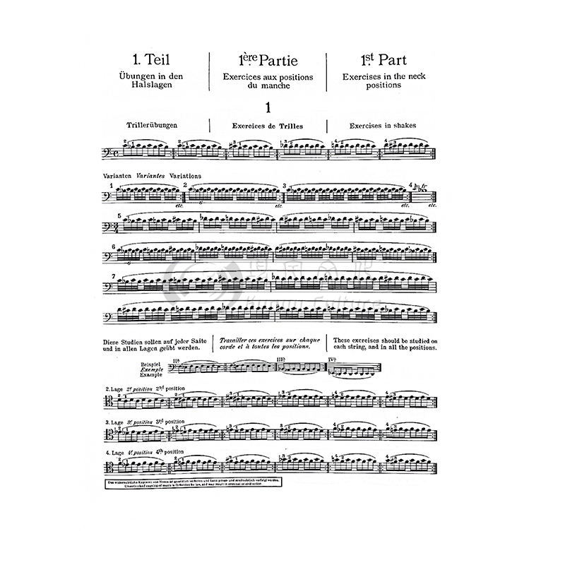 【促销】斐雅尔 大提琴每日练习 大提琴独奏 德国朔特原版乐谱书 Schott Feuillard Daily Exercises cello ED1117 - 图1