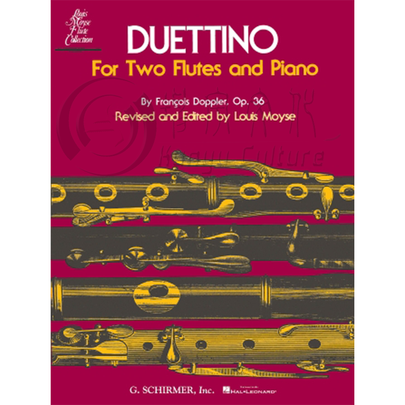 多普勒 小二重奏 Op36 两支长笛和钢琴 售完缺货 海伦德乐谱书 Doppler Duettino 2 Flutes and Piano HL50480025/ED3542 - 图2