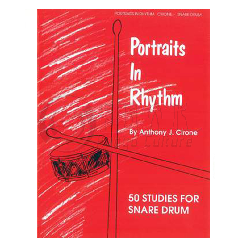 西罗内 节奏肖像 50首小军鼓练习曲 Alfred乐谱书 Cirone CAnthony Portraits in Rhythm Studies for Snare Drum HAB00101 - 图3