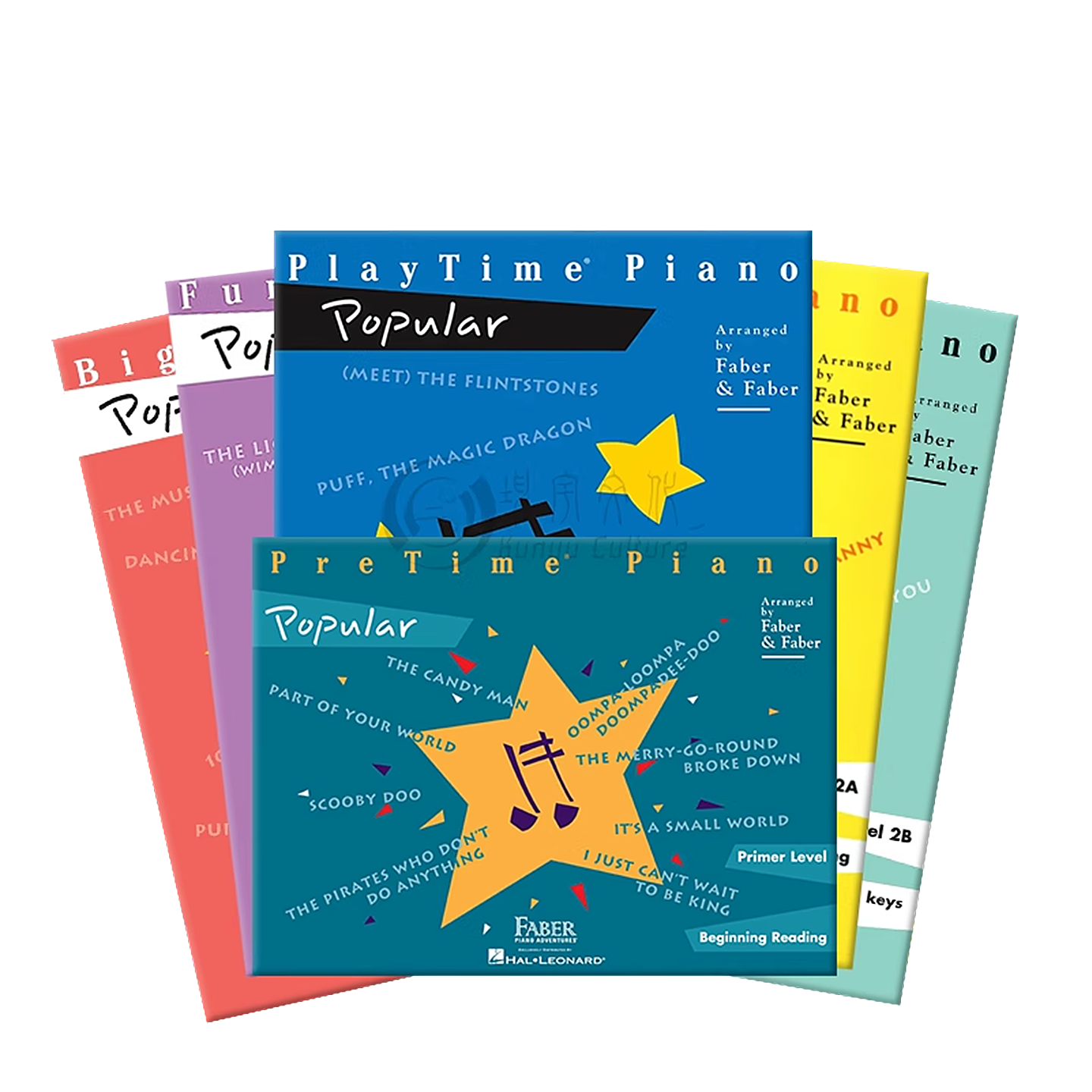 菲伯尔 流行音乐 入门级到4级 儿童钢琴探险系列 全套共一至六卷 海伦德原版进口乐谱书 Faber Piano Adventures POPULAR - 图2