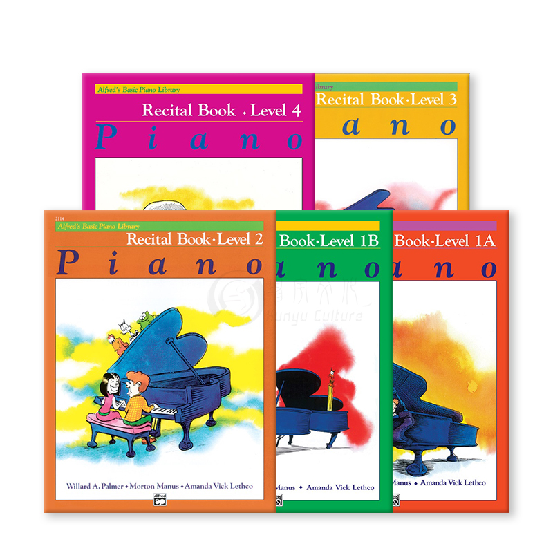 快乐钢琴基础教程 独奏会 钢琴谱 全套1A级至4级 Alfred原版乐谱书 Alfreds Basic Piano Library Recital Book - 图3