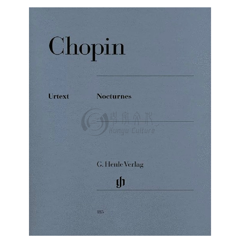 【促销】肖邦夜曲集 钢琴独奏 带指法 德国Henle 亨乐原版乐谱书 Frederic Chopin Nocturnes for piano HN185