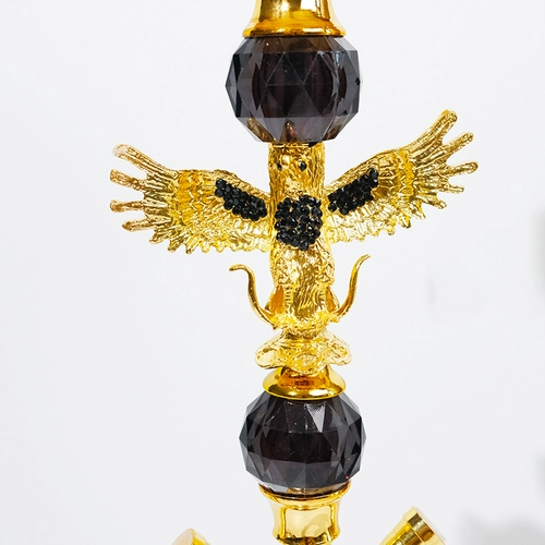 Маленький стеклянный арабский кальян, полный комплект