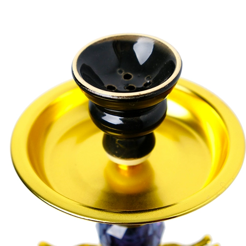 Маленький стеклянный арабский кальян, полный комплект