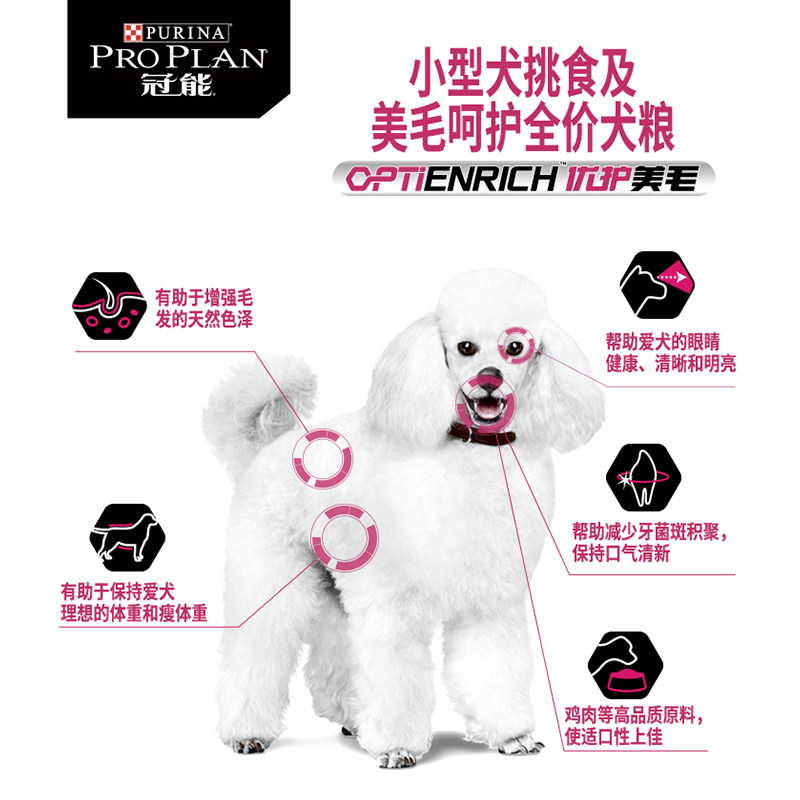 冠能狗粮小型犬挑食美毛成犬比熊柯基狗粮泰迪专用犬粮2 5kg 5kg 宠物用品批发零售 撸宠商城