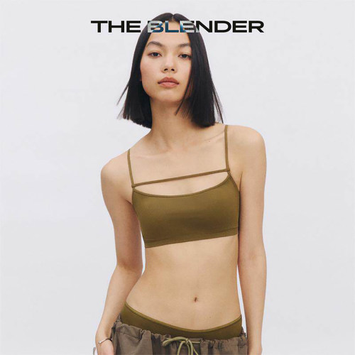 【限时特价】The Blender固定胸垫可调节肩带背心款美背内衣女 - 图2