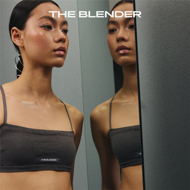 The Blender砂洗肤感牛仔可拆卸胸垫美背抹胸细肩带内衣女士,淘宝优惠券,粉丝福利购,淘宝优惠卷