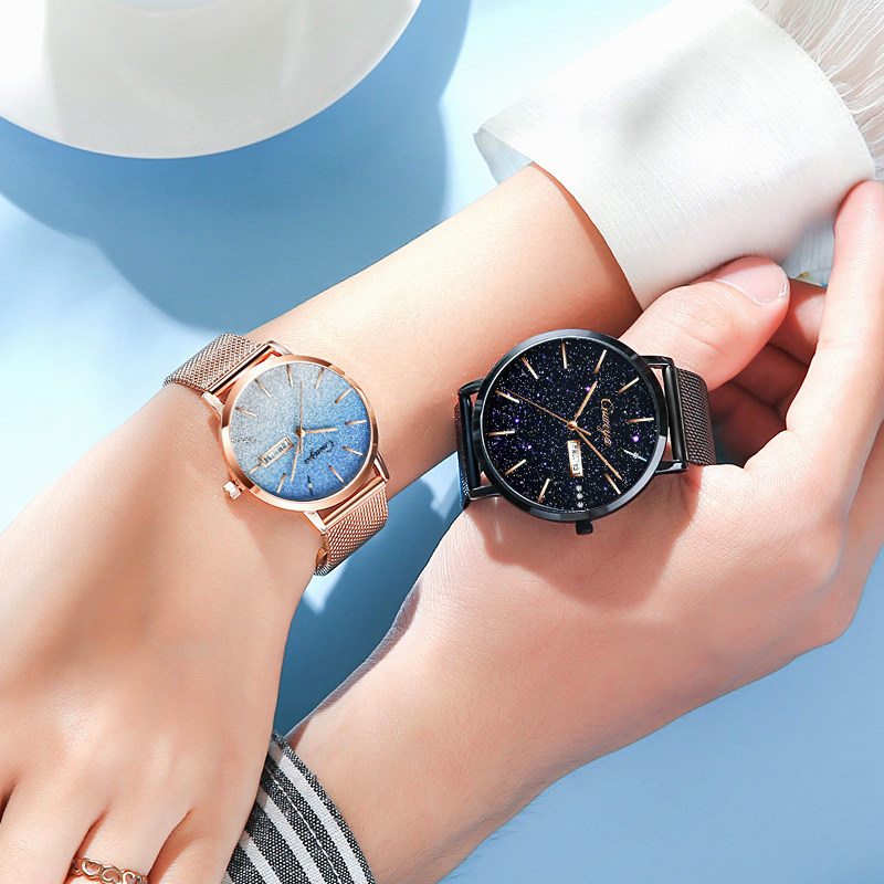 瑞士1314星空情侣情侣款男女手表 积赞国产腕表