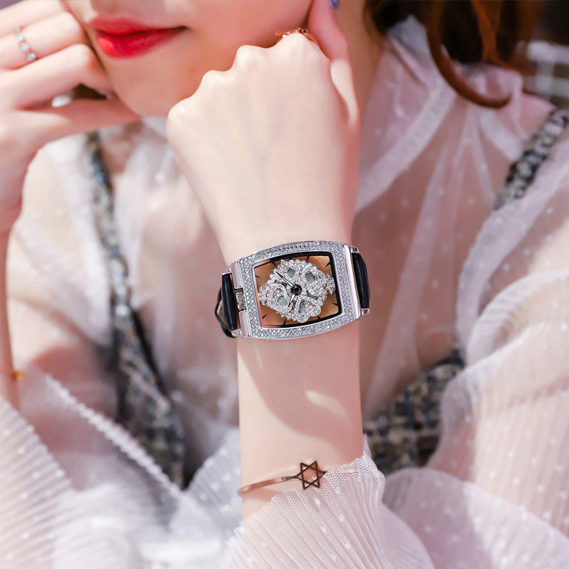 梅洛诗时来运转2021年新款名牌方形 积赞国产腕表