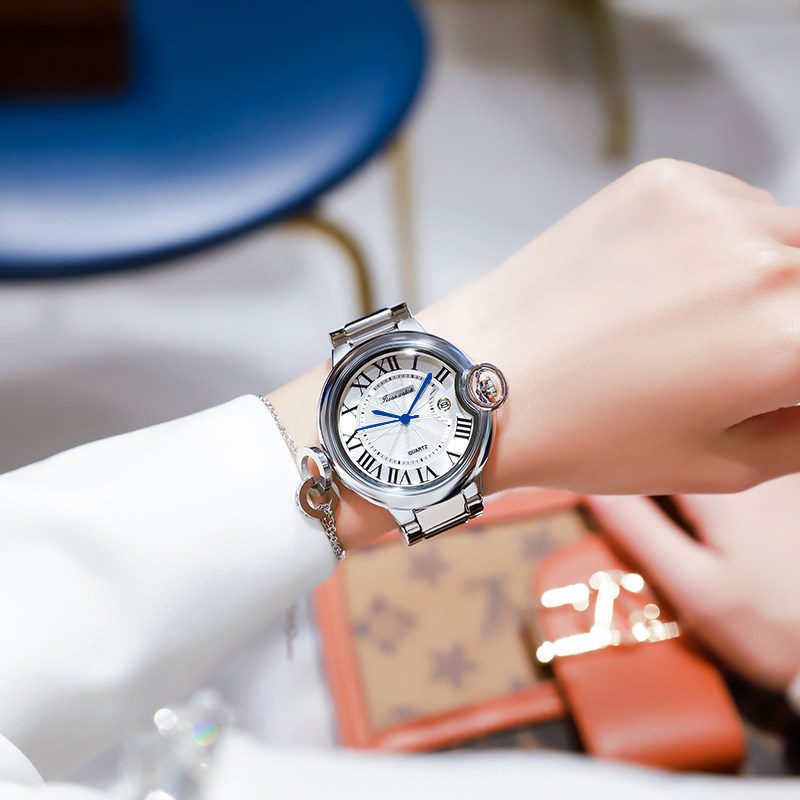 篮气球女士2021年新款正品机械表 积赞国产腕表