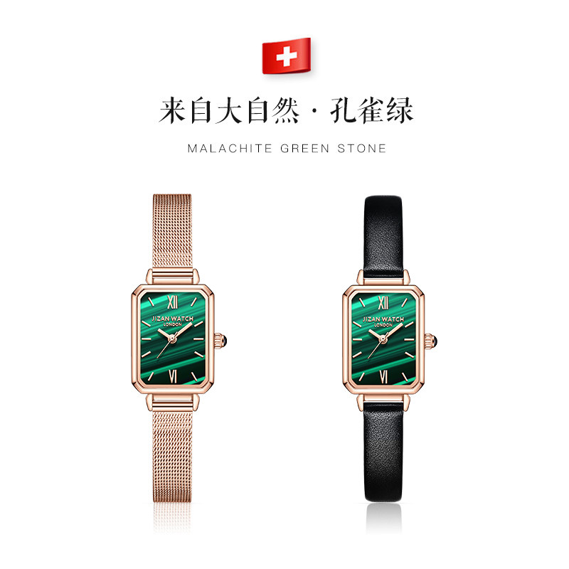 2021新款爆款正品女士小众复古手表 积赞国产腕表