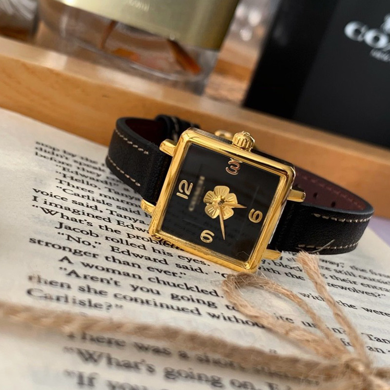 蔻家系列山茶花小方糖女士女款手表 积赞国产腕表