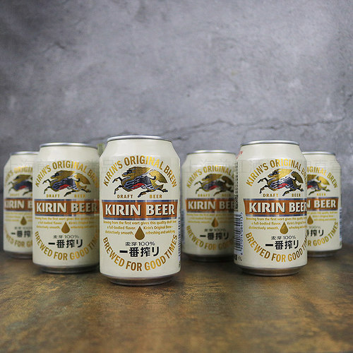 日本KIRIN/麒麟啤酒一番榨330mlx24罐装全麦麦芽精酿清爽黄啤整箱 - 图1