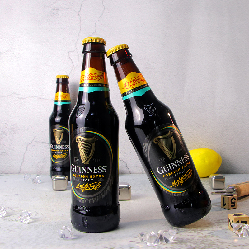 爱尔兰进口GUINNESS 健力士黑啤特酿黑啤酒330ml*6瓶7.5度 - 图2