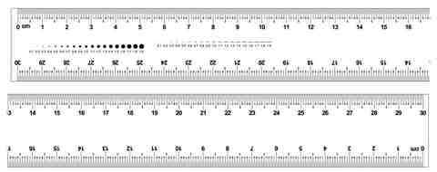 菲林尺软尺透明尺定制两边刻度小刻度为0.1mm0.5mm高精度w7