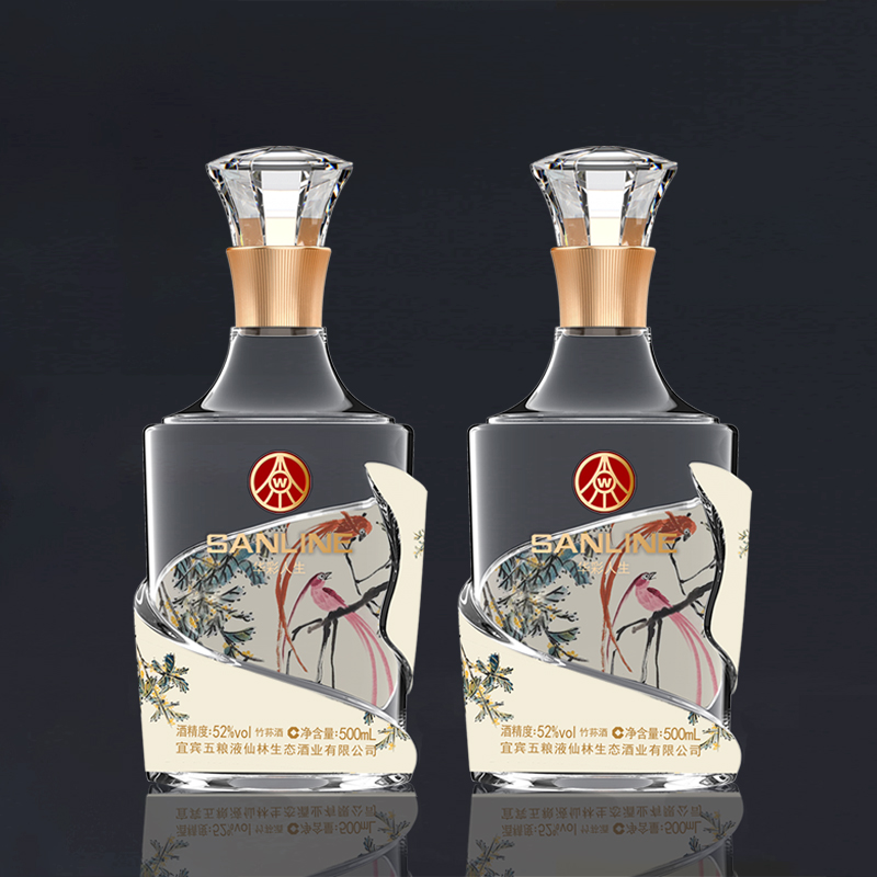 华彩人生 大师名作 仙林生态酒业出品 52度白酒500mL 2瓶 礼盒装X