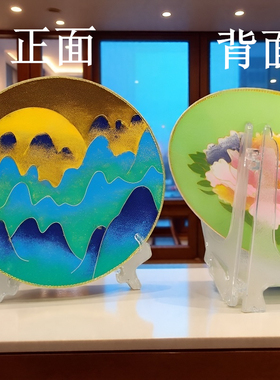 掐丝珐琅画diy手工材料包国风