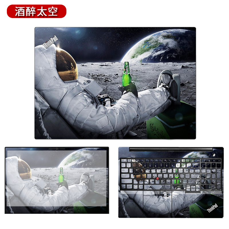 联想ThinkPad X1 隐士电脑外壳膜X1 Carbon笔记本机身贴纸X13Yoga定制T14/T15图案保护膜E14/E15机盖防刮贴膜 - 图3