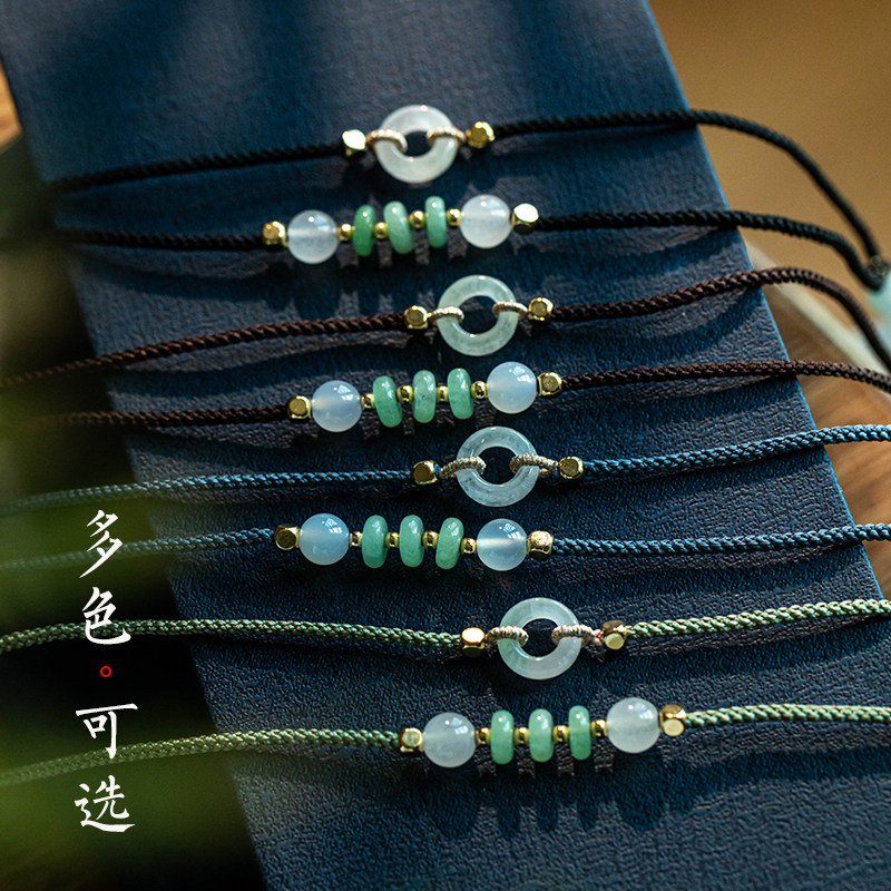 高档手工编织项链绳玉吊坠挂绳挂脖翡翠玉坠玉佛平安扣编绳锁骨绳,淘宝优惠券,粉丝福利购,淘宝优惠卷