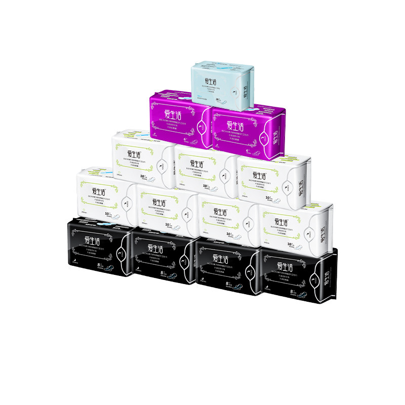 绿叶爱生活负离子抑菌卫生巾女护垫 ilife爱生活卫生巾