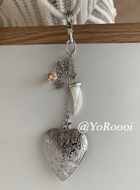 可拆卸长款复古毛衣链项链包挂架