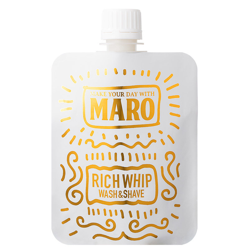 maro摩隆日本进口剃须保湿洁面膏 maro男士洁面