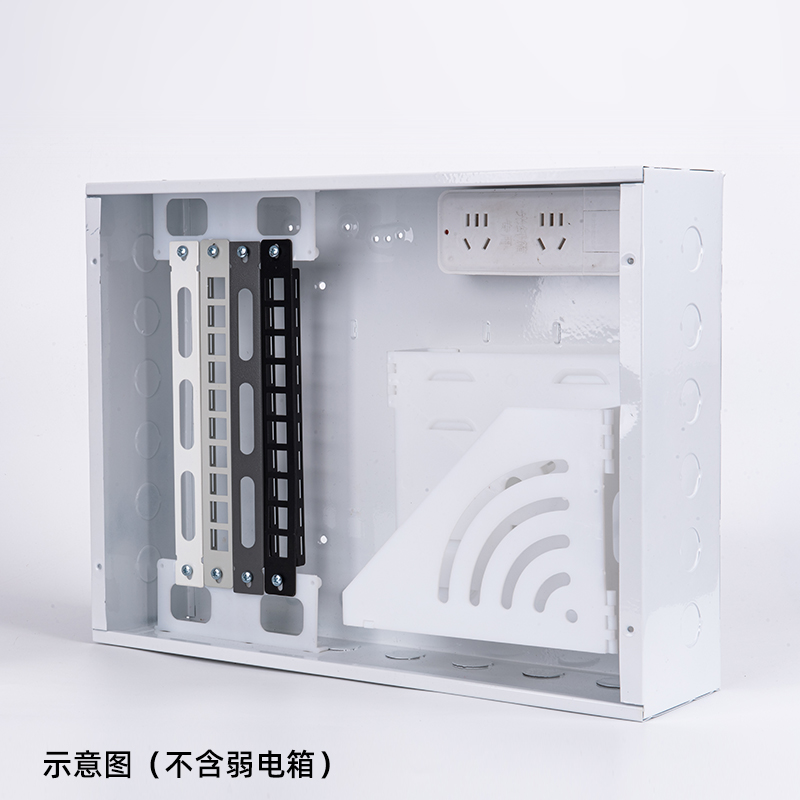 联格威朗10口配线架空架家用弱电箱机柜专用兼容RJ45网络电视 - 图3