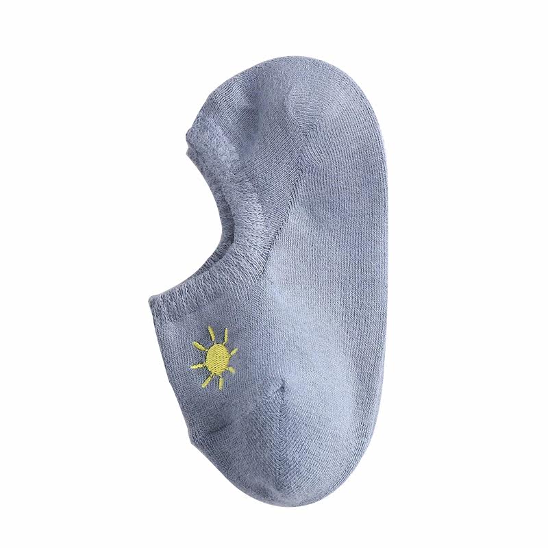 俞兆林日系天气刺绣纯色女隐形船袜 俞兆林众合短袜/打底袜/丝袜/美腿袜