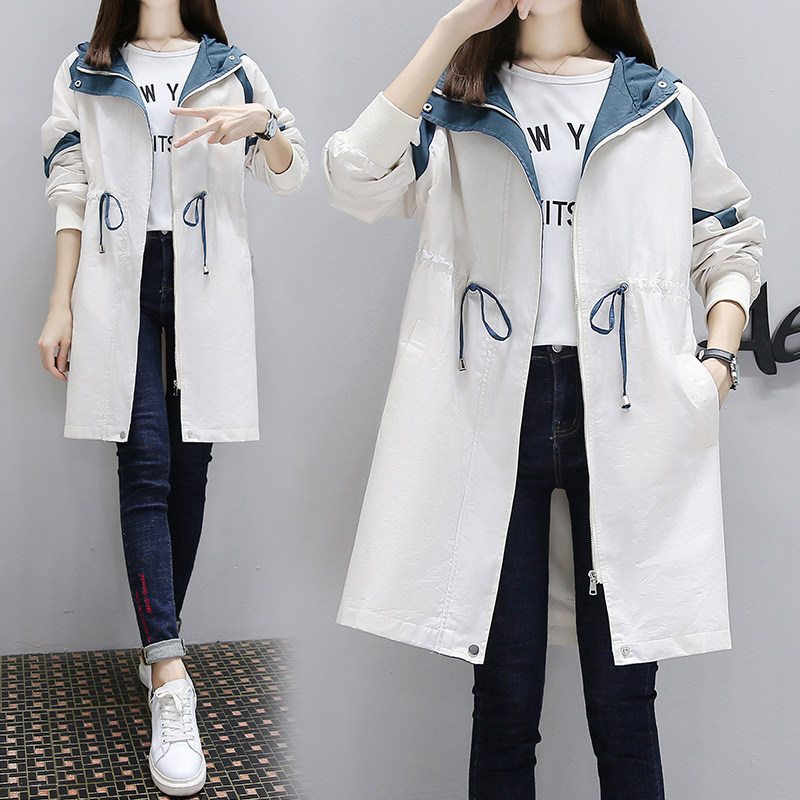 大码女装秋装中长款韩版显瘦风衣 米霏丝大码女装