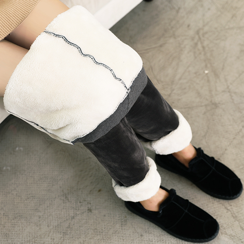 超柔金丝绒裤子秋冬加绒休闲运动裤 奈尔绮休闲裤