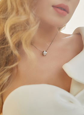 Aay项链女2022年新款小众设计感925纯银锁骨链时尚高级感百搭首饰