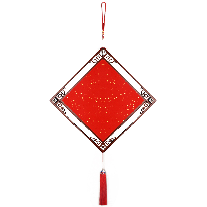 2026 new Chinese style red rice paper pendant