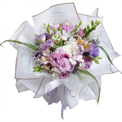 禧花侬金边果冻膜鲜花包装纸防水金属花店花束鲜花包装材料包花纸 虎窝淘