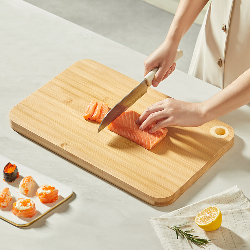 苏美冠整竹实木菜板防霉抗菌家用砧板水果刀砧板厨房面板粘板竹板,淘宝优惠券,粉丝福利购,淘宝优惠卷