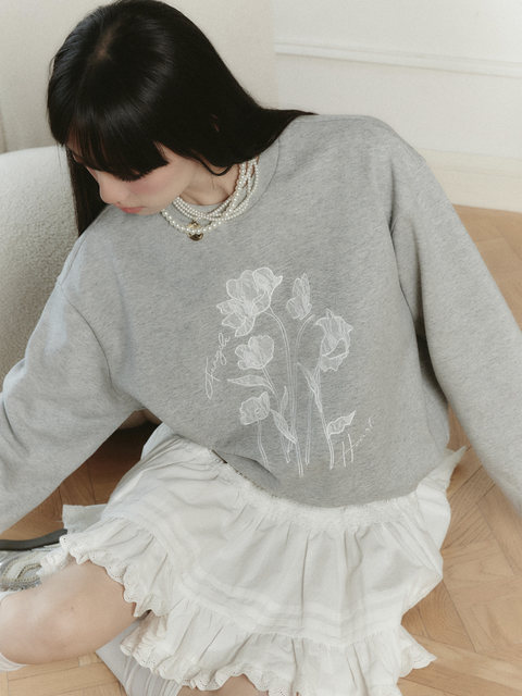 Fragile Shop Vintage Printed Sweatshirt