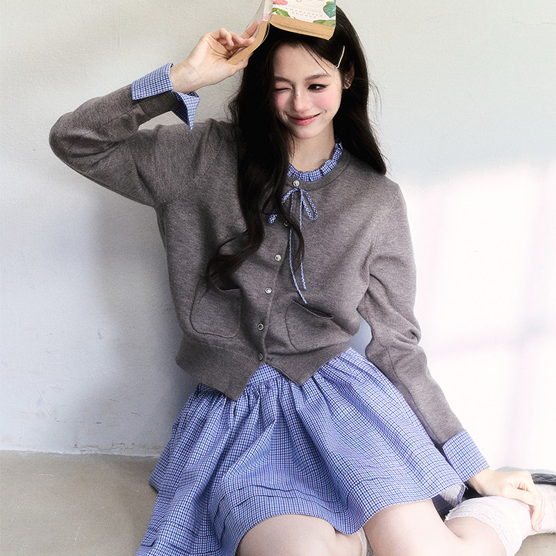 fragileheart易碎商店·甜心芭蕾韩系千金气质开衫蓬蓬裙两件套装,淘宝优惠券,粉丝福利购,淘宝优惠卷