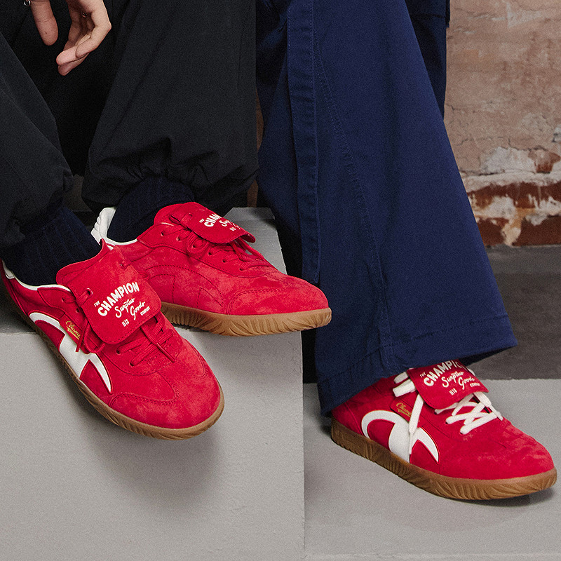 丁禹兮同款Champion冠军板鞋26春新品男女复古T头德训鞋运动鞋子