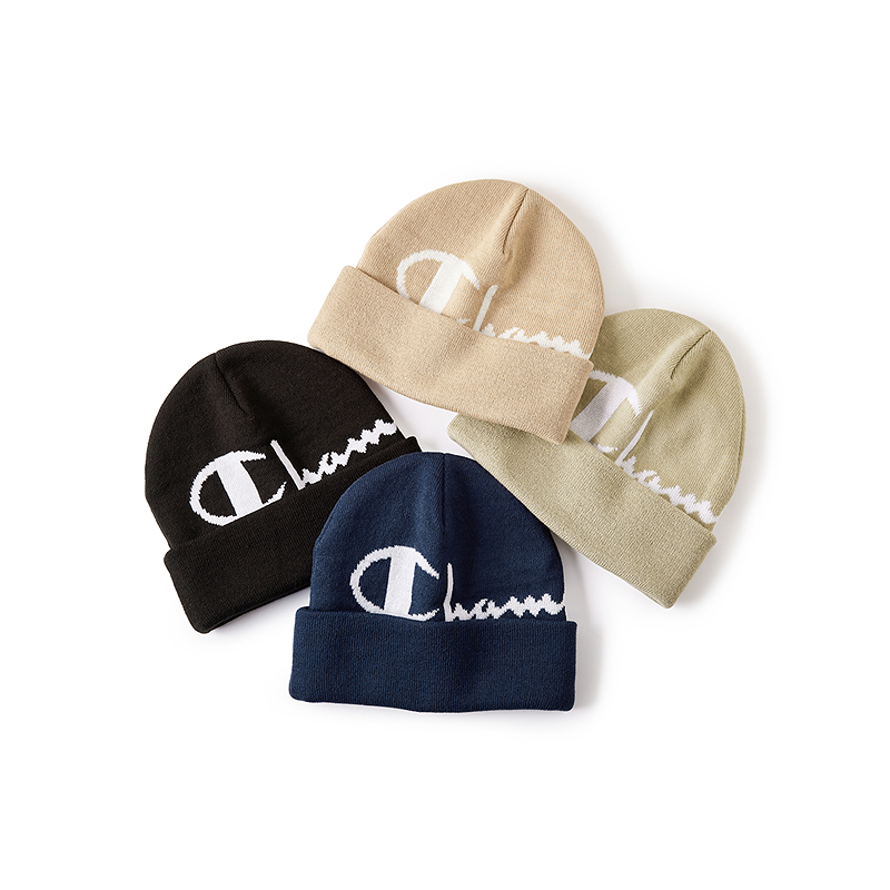 Champion冠军针织帽25秋冬新款女时尚毛线帽子男情侣街头潮流冷帽,淘宝优惠券,粉丝福利购,淘宝优惠卷