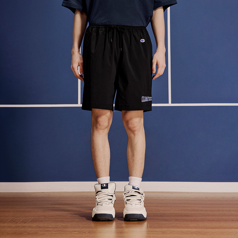 Champion冠军短裤男夏季纯色刺绣logo运动五分裤休闲透气裤子女潮,淘宝优惠券,粉丝福利购,淘宝优惠卷