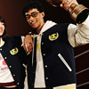 Champion men's contrasting color baseball jacket
