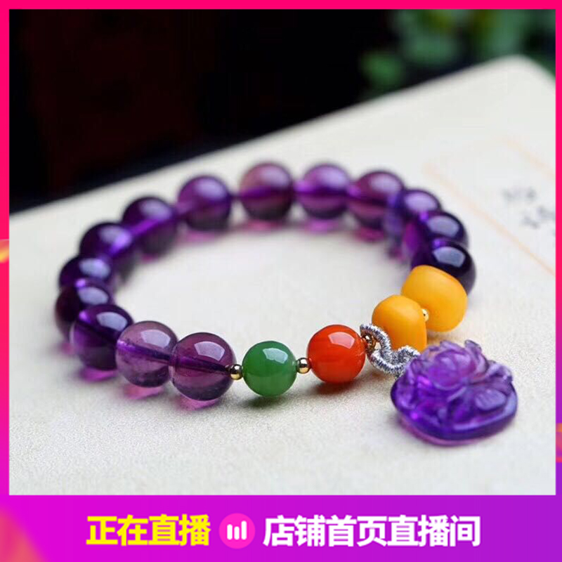 天然水晶手链和田玉石草莓晶原矿绿松石保山南红舒俱来女吊坠情侣 天然水晶手链和田玉石草莓晶原矿绿松石保山南红舒俱来女吊坠情侣