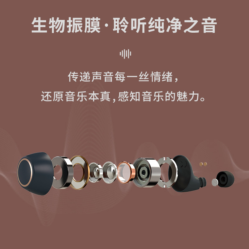 无心漫步者款苹果华为oppo小米vivo 冇心野猫听听蓝牙耳机