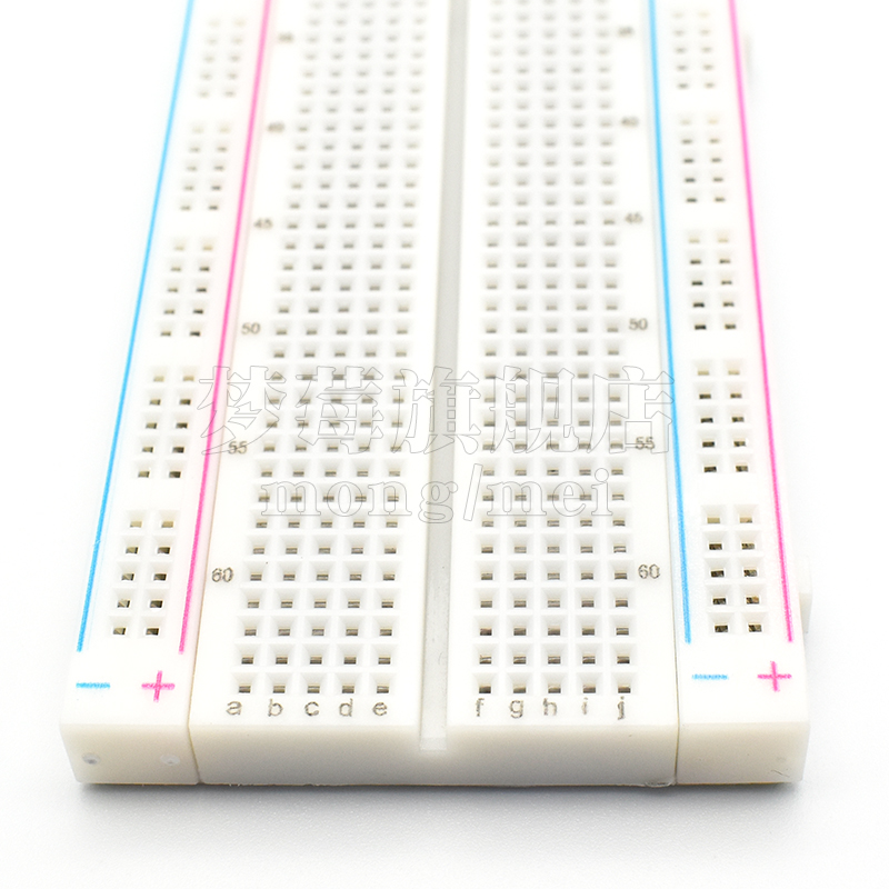 MB-102面包板洞洞板实验板万能板迷你面包板可组合拼接线路面包板 - 图3