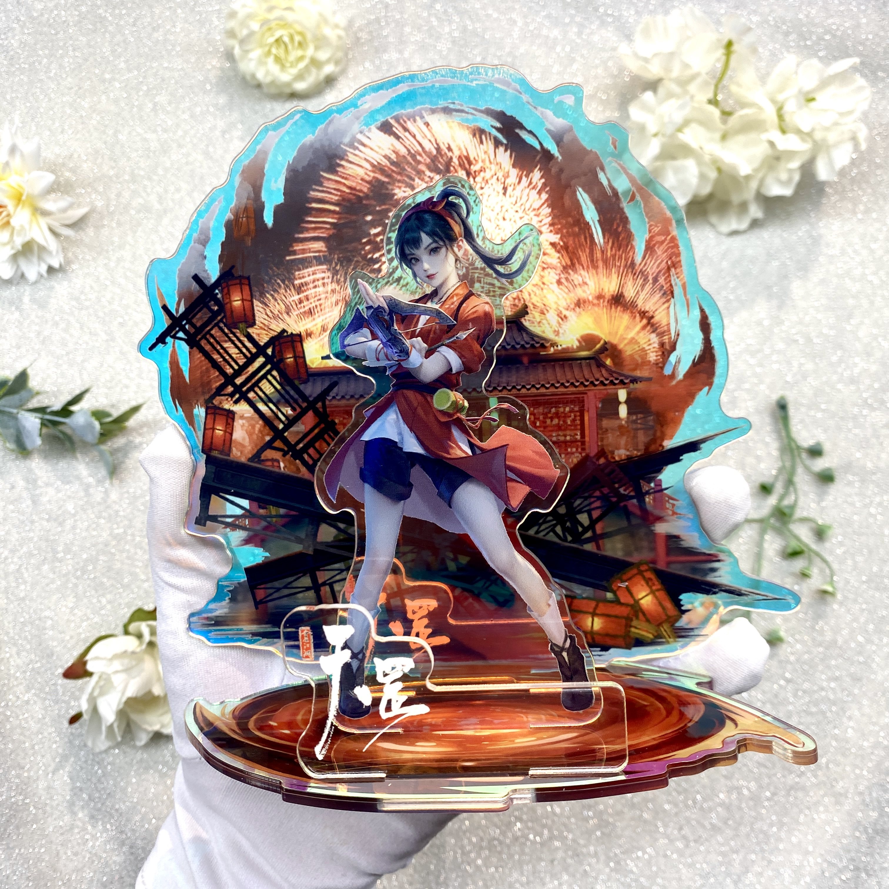 【正版】画江湖之天罡传三层大立牌  镭射炫彩不良帅袁天罡周边,淘宝优惠券,粉丝福利购,淘宝优惠卷