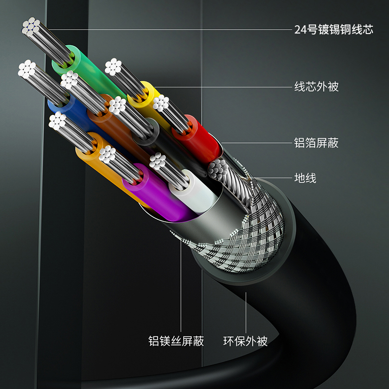 RS232线db9针串口线公对转母孔延长com直连交叉数据转接485通信 - 图3