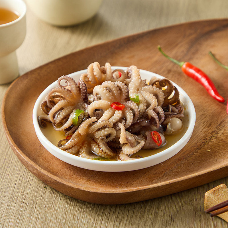 洋琪【捞汁系列】爽口鲜辣捞汁八爪鱼200g夏日佐酒小菜夜宵食品,淘宝优惠券,粉丝福利购,淘宝优惠卷