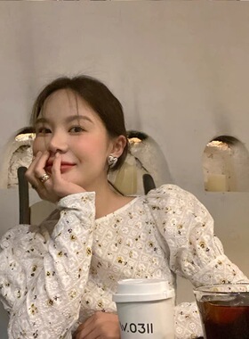 金属甜美锆石钻钻大爱心耳环