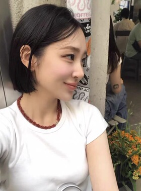 925纯银红玛瑙双层麻花项链