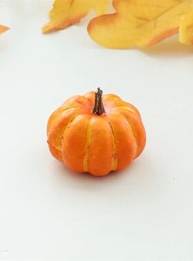 Artificial Halloween Pumpk Mini Fake Vegetable Simulation Pu
